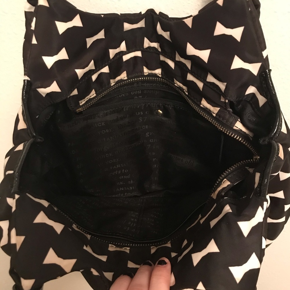 Kate spade bow print handbag - Picture 3 of 6